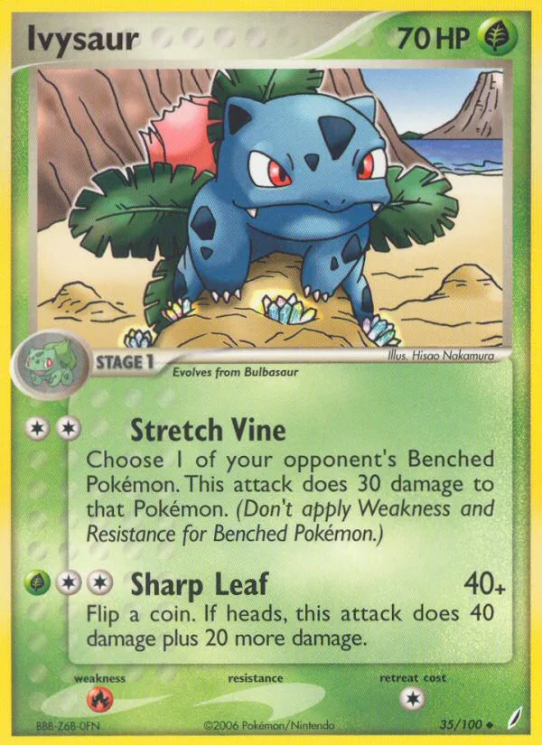 Ivysaur, Crystal Guardians #35/100
