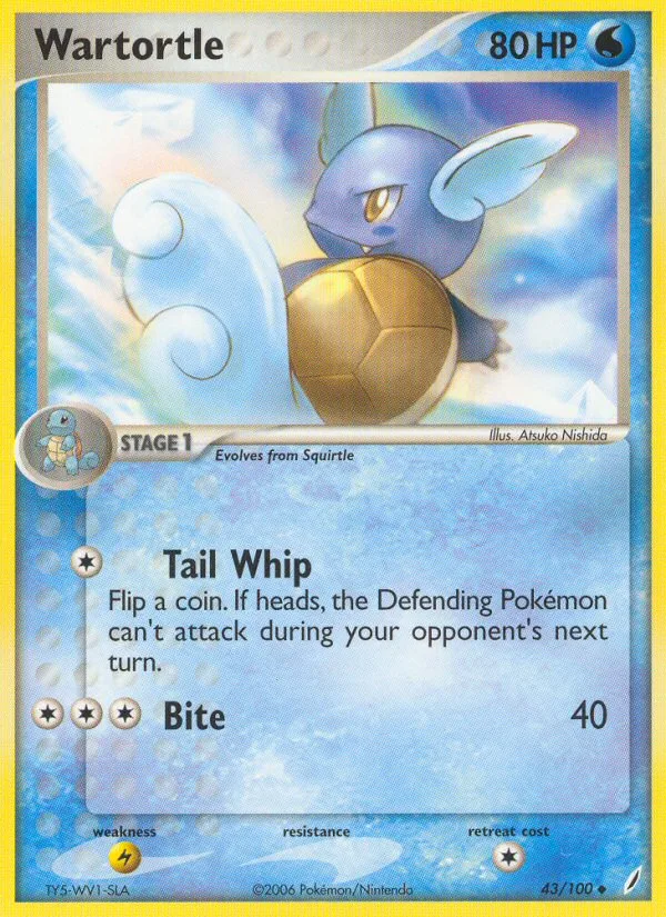 Wartortle, Crystal Guardians #43/100