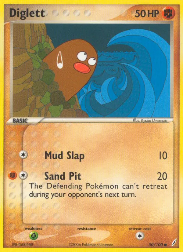Diglett, Crystal Guardians #50/100