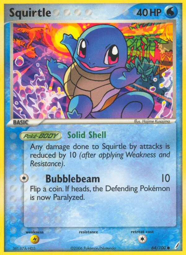 Squirtle, Crystal Guardians #64/100