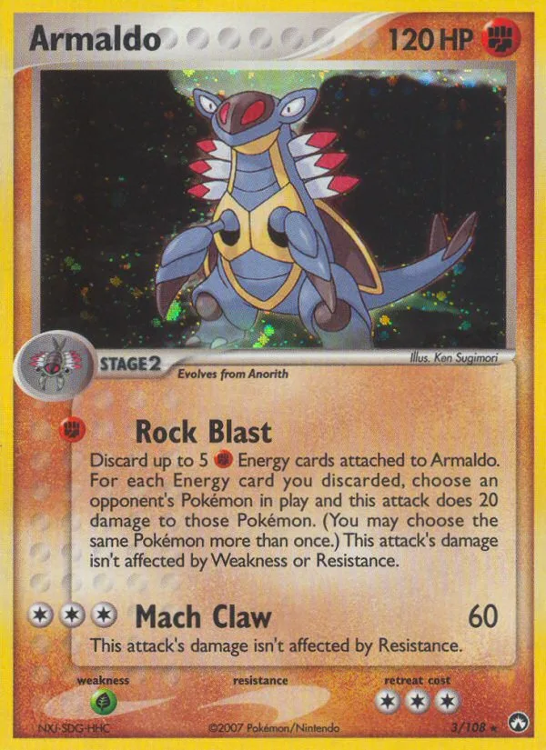 Armaldo, Power Keepers #3/108