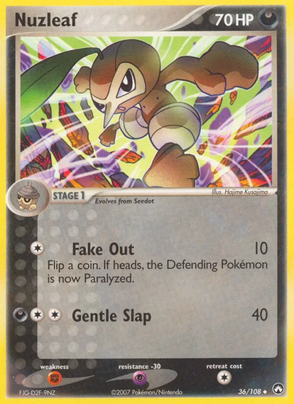 Nuzleaf, Power Keepers #36/108