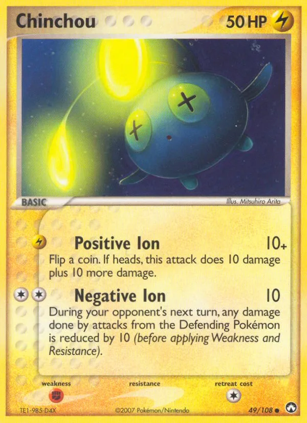 Chinchou, Power Keepers #49/108