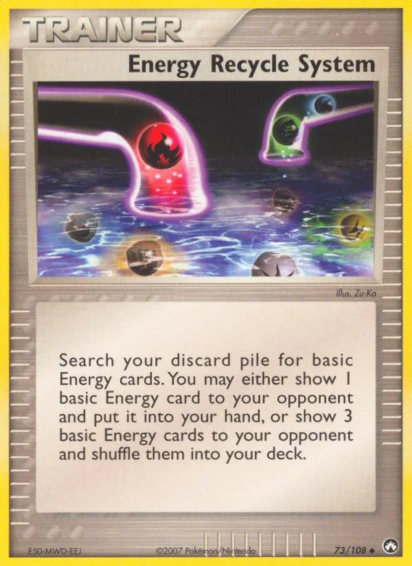 Energy Recycle System, Power Keepers #73/108