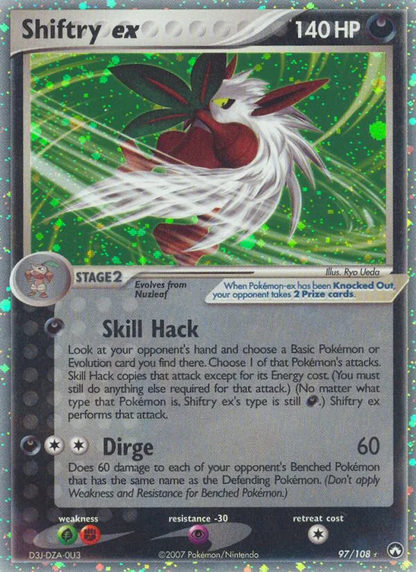 Shiftry ex, Power Keepers #97/108