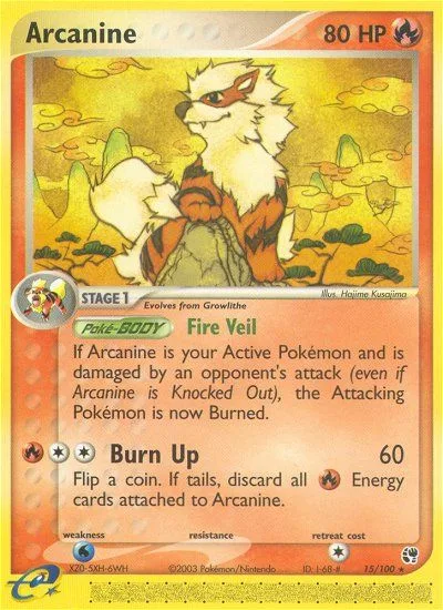 Arcanine, Sandstorm #15/100