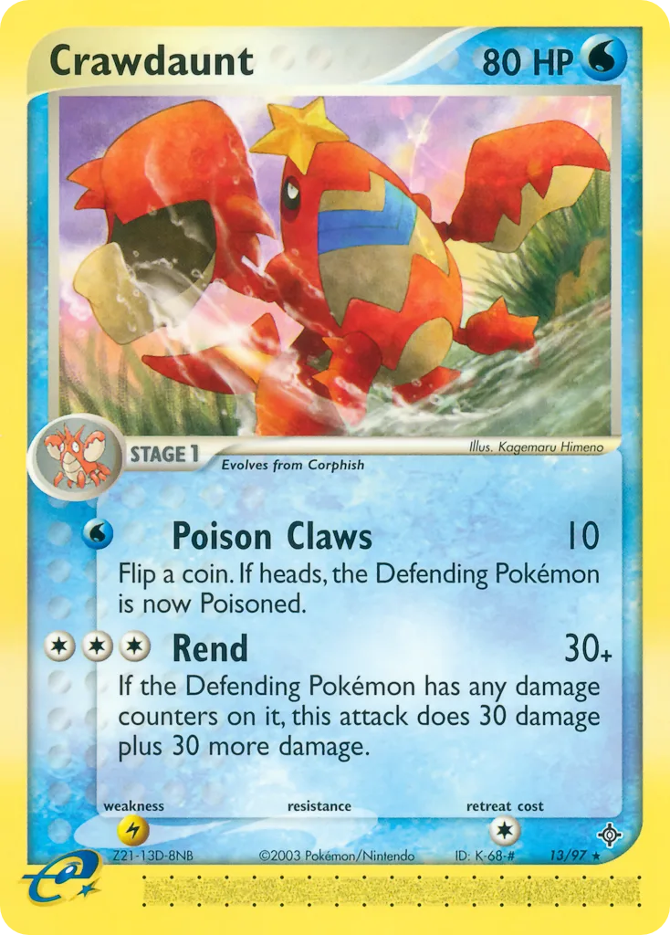 Crawdaunt, Dragon #13/97