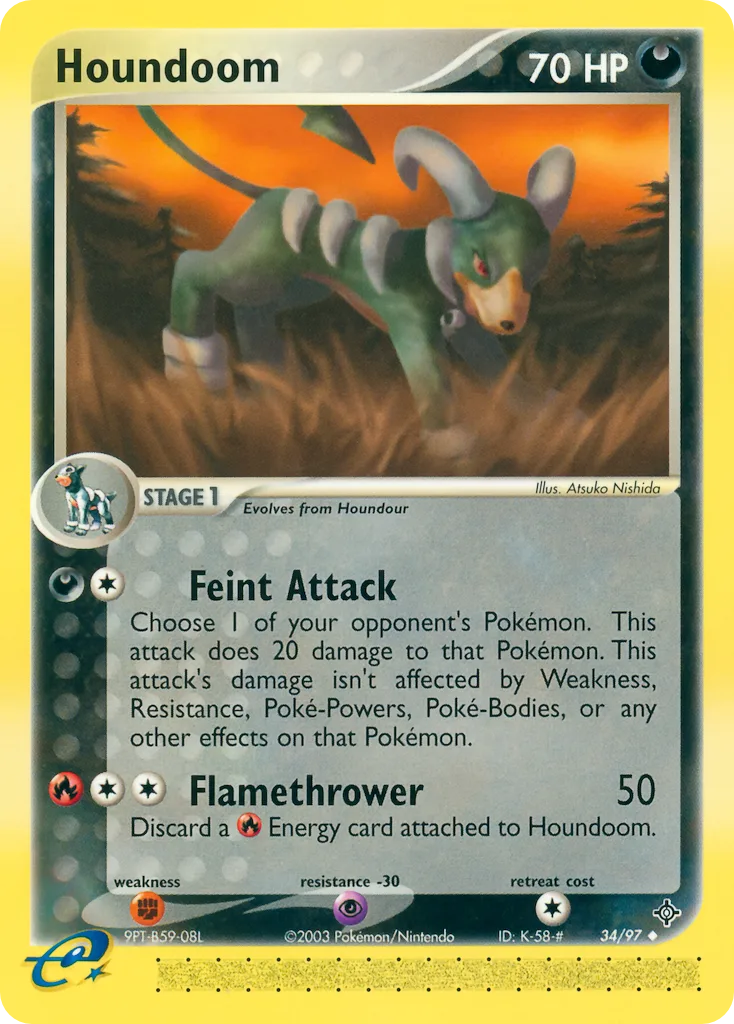 Houndoom, Dragon #34/97