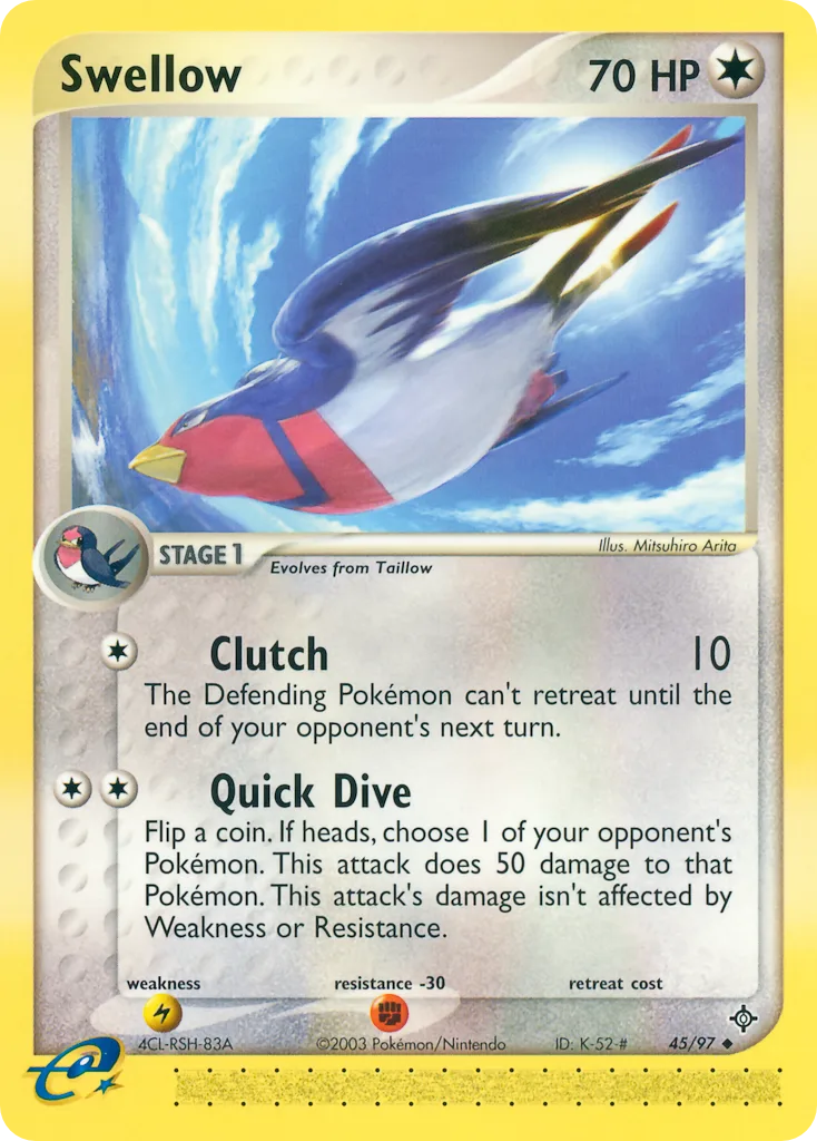 Swellow, Dragon #45/97