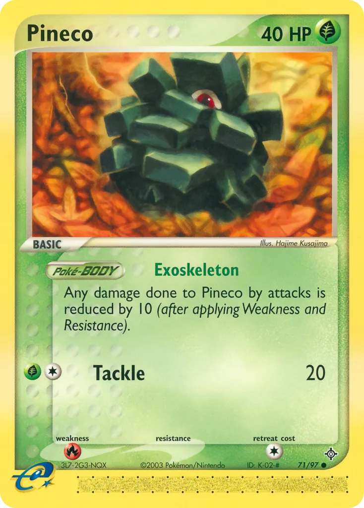 Pineco, Dragon #71/97