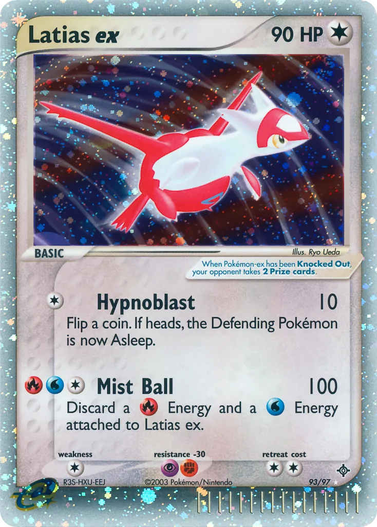 Latias ex, Dragon #93/97