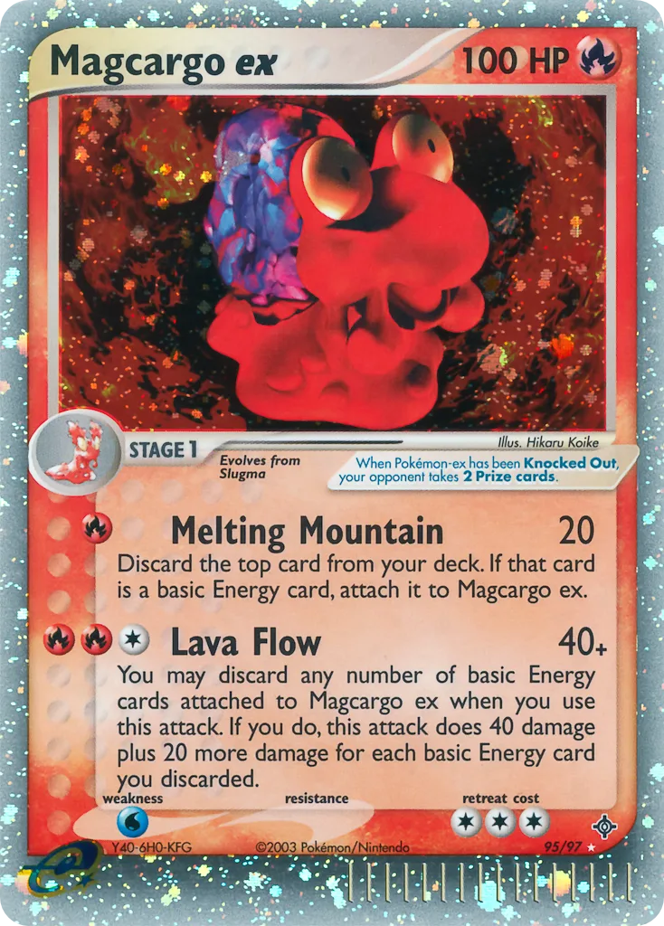 Magcargo ex, Dragon #95/97