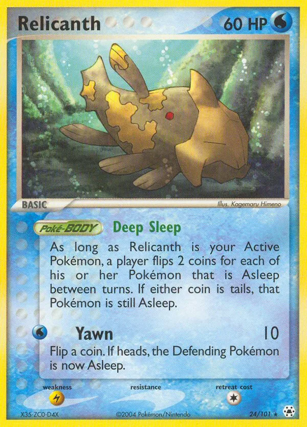 Relicanth, Hidden Legends #24/101