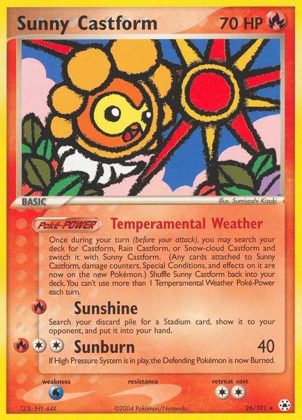 Sunny Castform, Hidden Legends #26/101