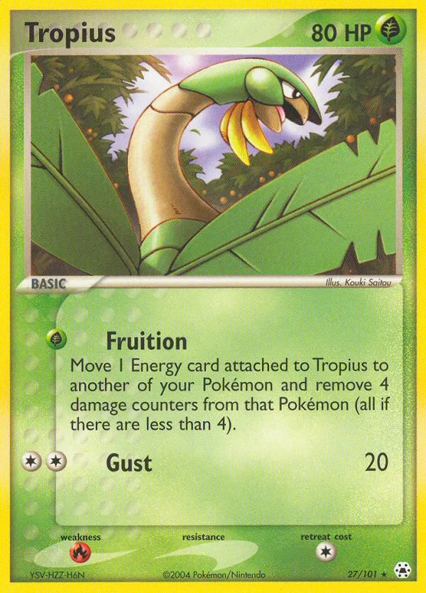 Tropius, Hidden Legends #27/101