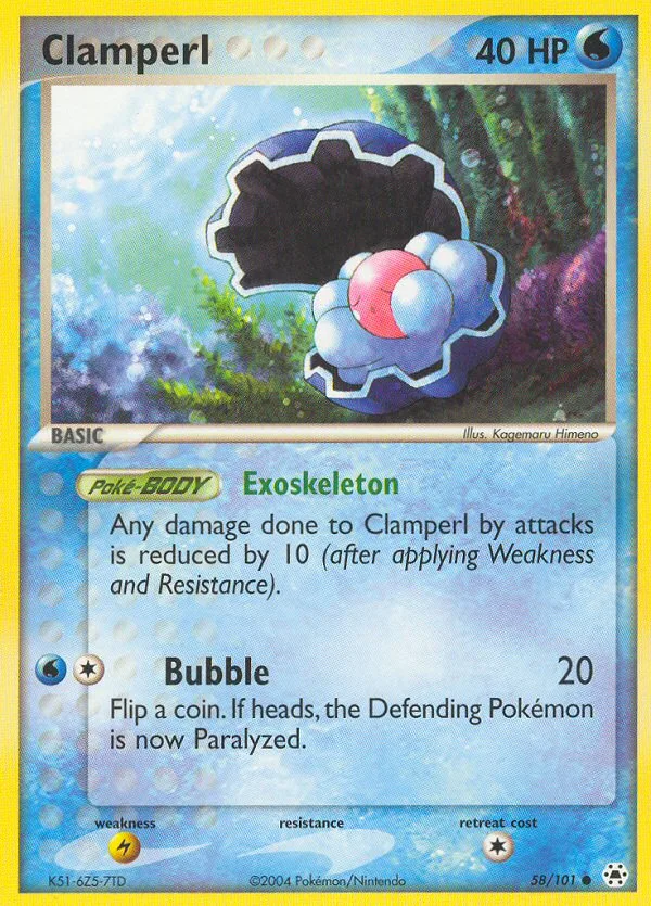Clamperl, Hidden Legends #58/101