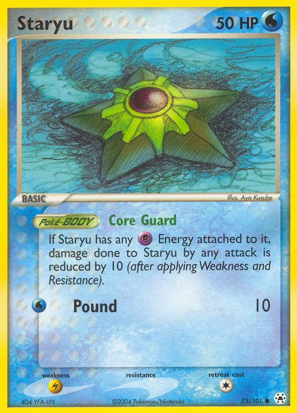 Staryu, Hidden Legends #75/101