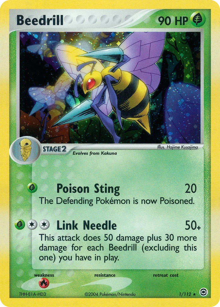Beedrill, FireRed & LeafGreen #1/112