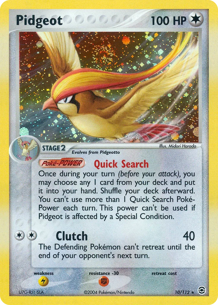Pidgeot, FireRed & LeafGreen #10/112