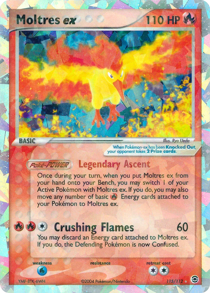 Moltres ex, FireRed & LeafGreen #115/112