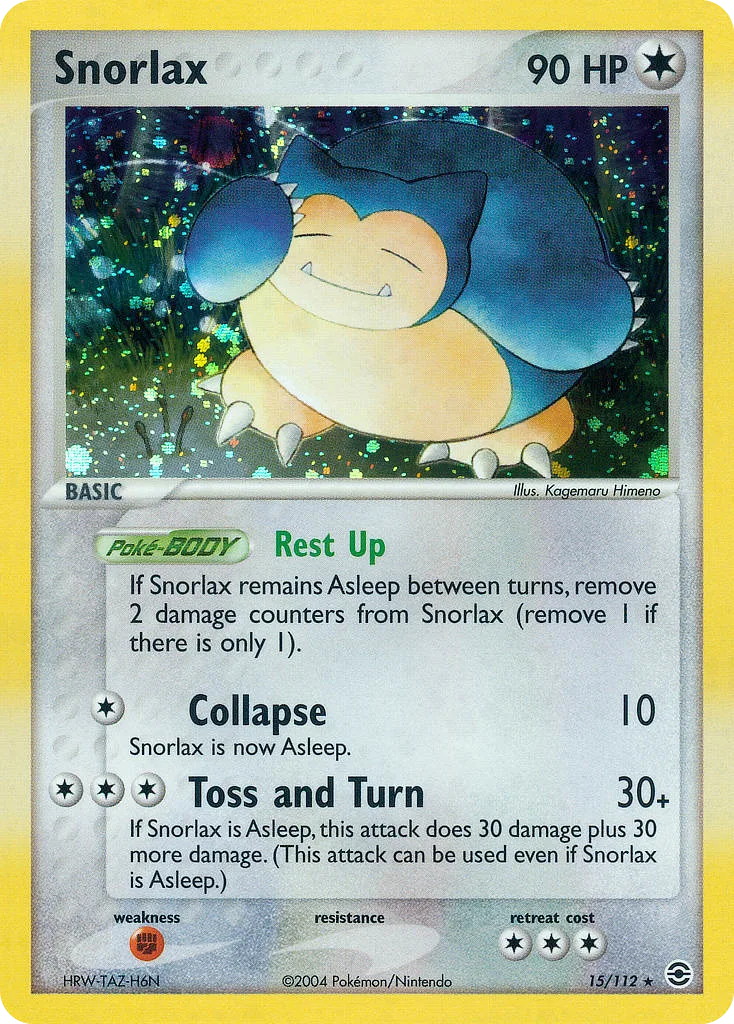Snorlax, FireRed & LeafGreen #15/112