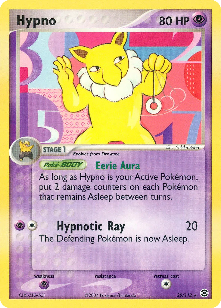 Hypno, FireRed & LeafGreen #25/112
