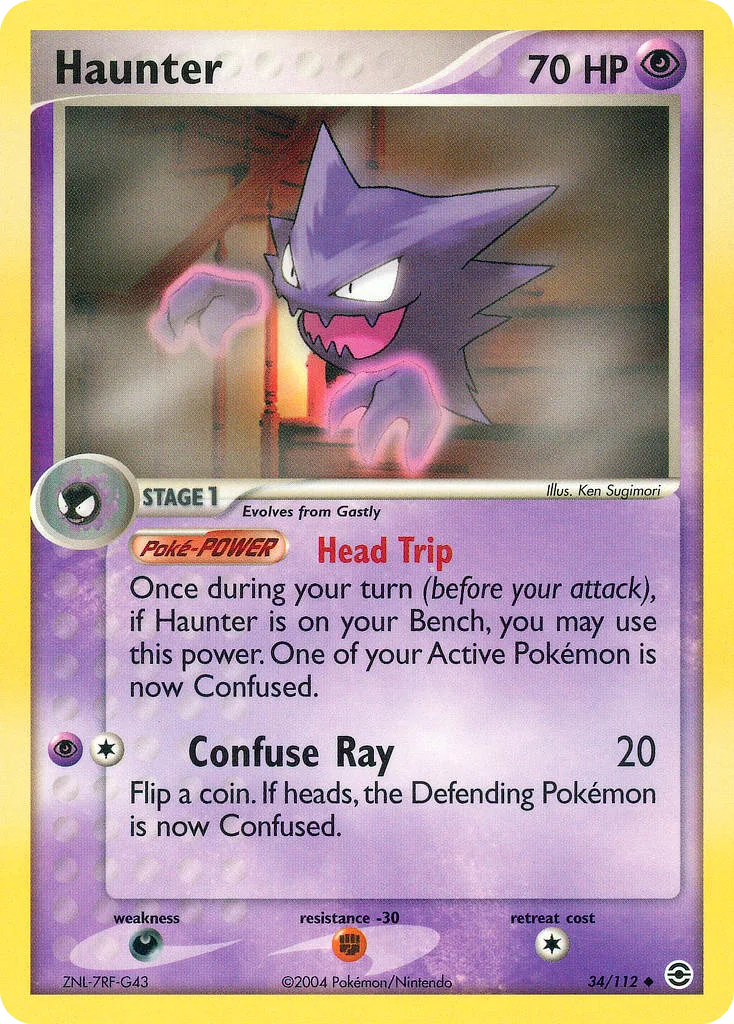 Haunter, FireRed & LeafGreen #34/112