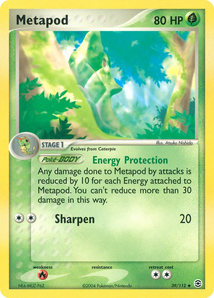 Metapod, FireRed & LeafGreen #39/112