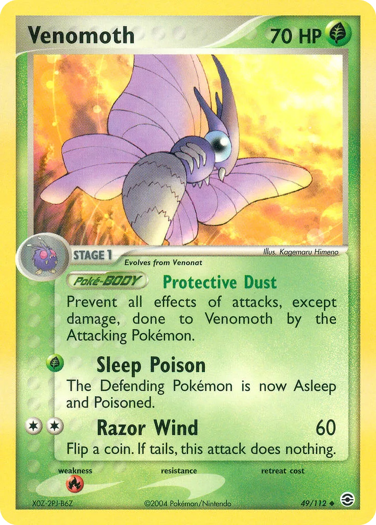 Venomoth, FireRed & LeafGreen #49/112