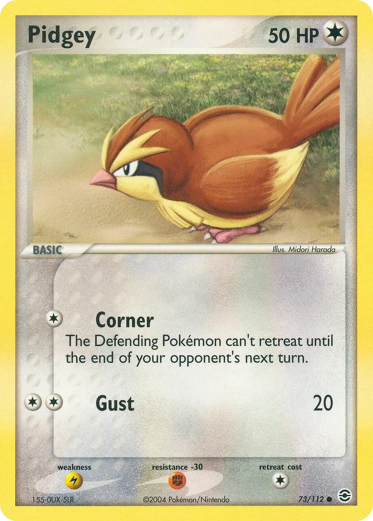 Pidgey, FireRed & LeafGreen #73/112