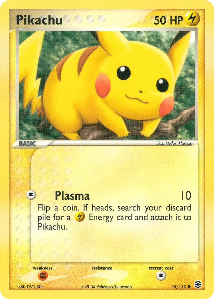 Pikachu, FireRed & LeafGreen #74/112