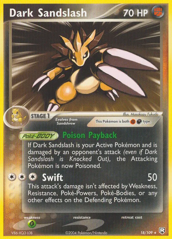 Dark Sandslash, Team Rocket Returns #18/109