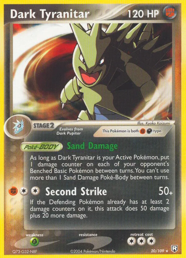 Dark Tyranitar, Team Rocket Returns #20/109