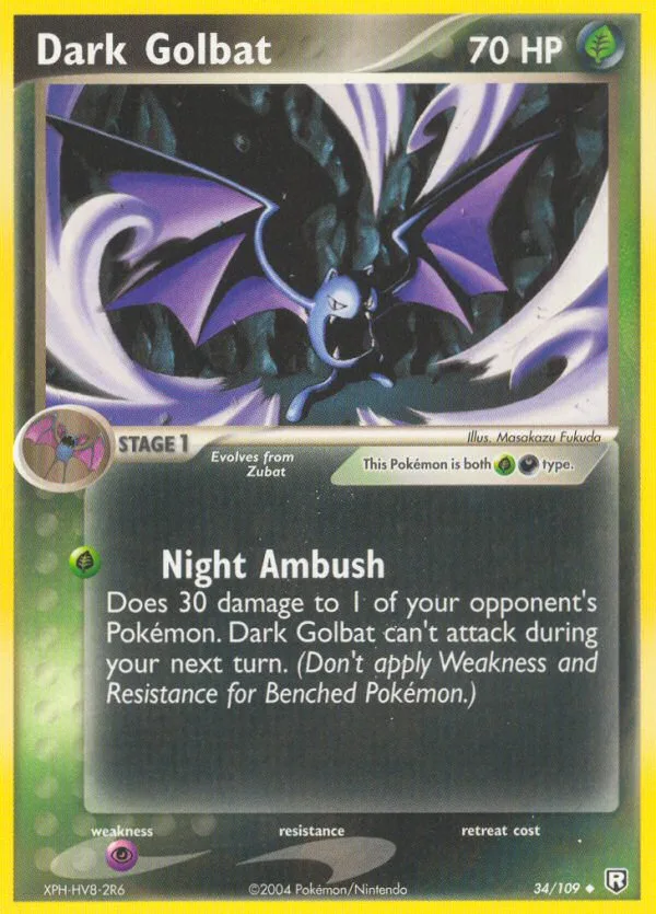 Dark Golbat, Team Rocket Returns #34/109
