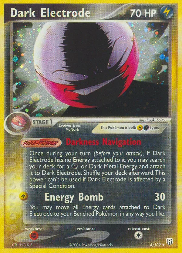 Dark Electrode, Team Rocket Returns #4/109