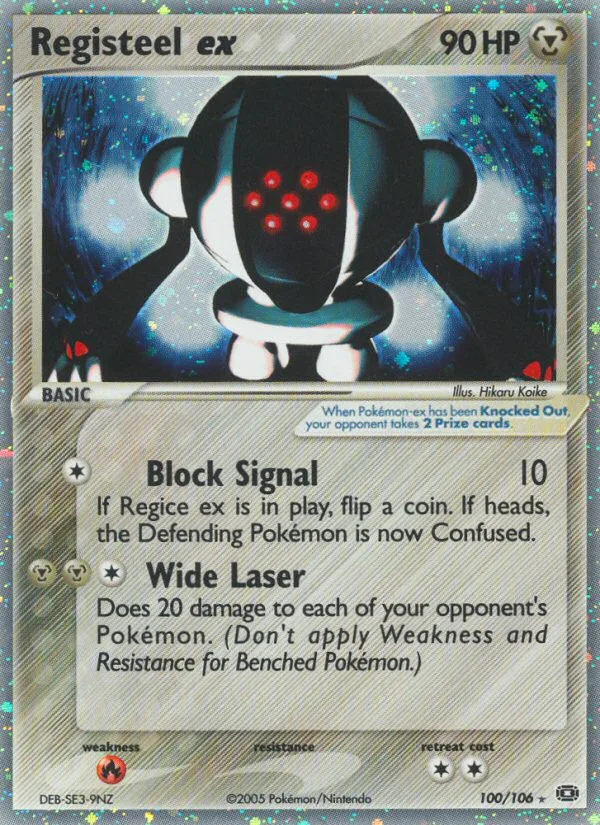 Registeel ex, Emerald #100/106