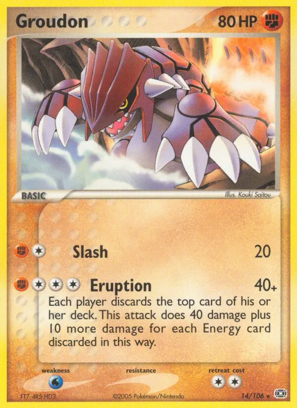Groudon, Emerald #14/106