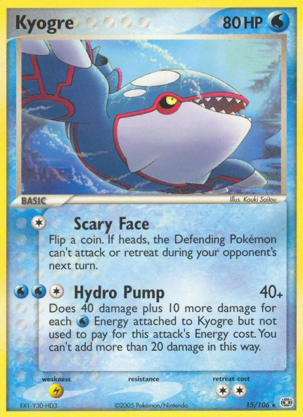 Kyogre, Emerald #15/106