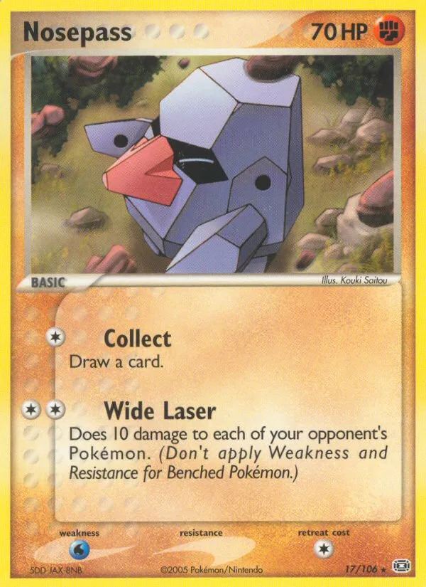 Nosepass, Emerald #17/106