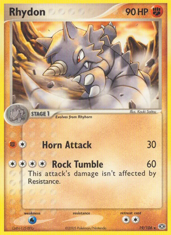 Rhydon, Emerald #19/106