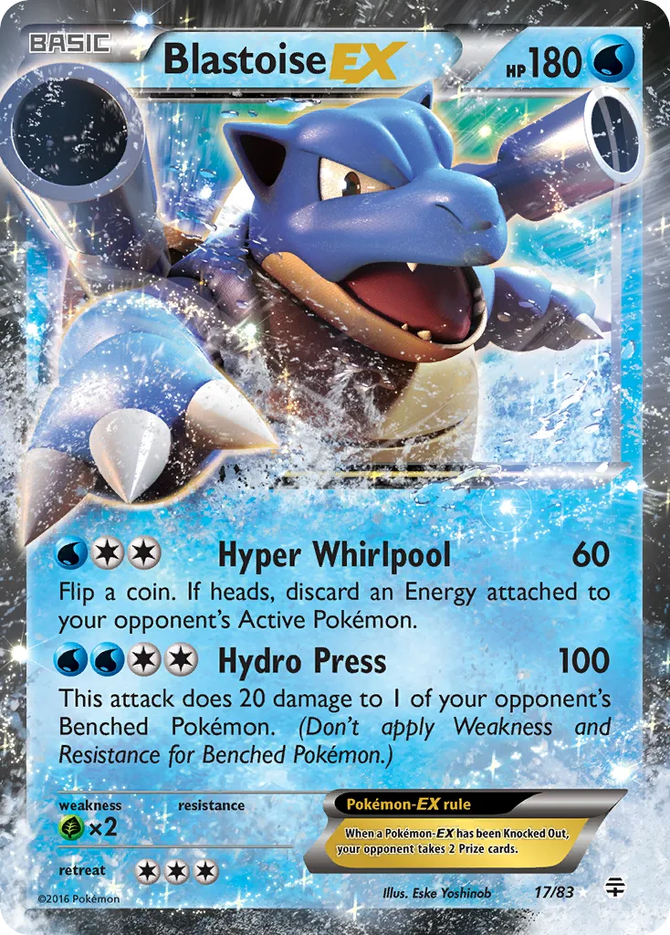 Blastoise-EX, Generations #17/83