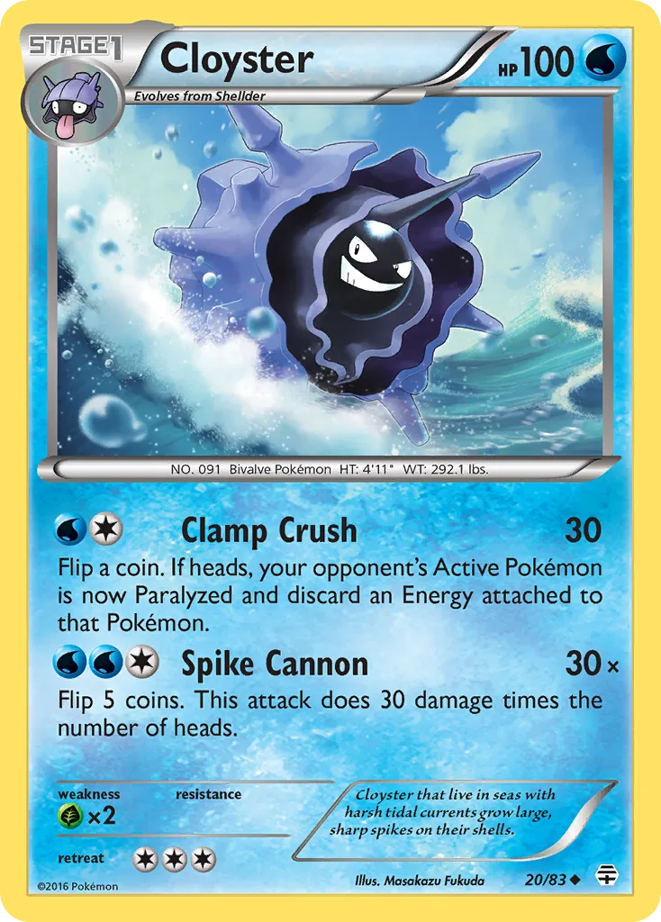 Cloyster, Generations #20/83