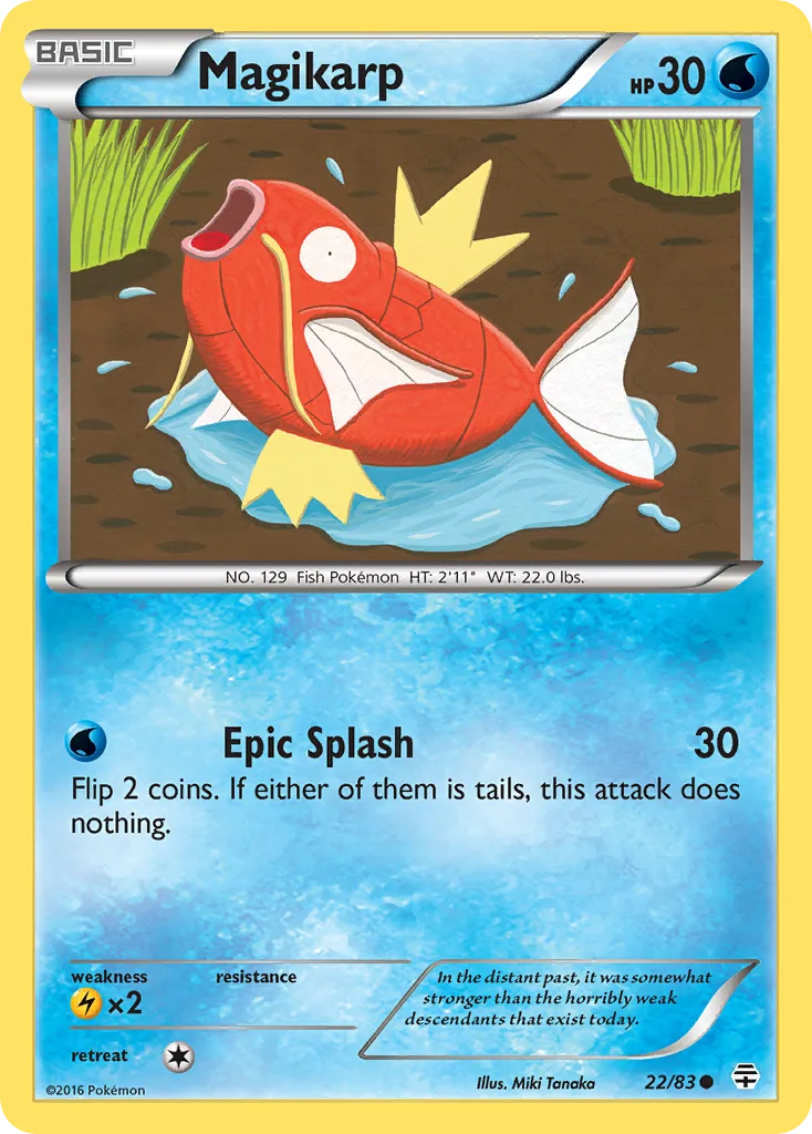Magikarp, Generations #22/83