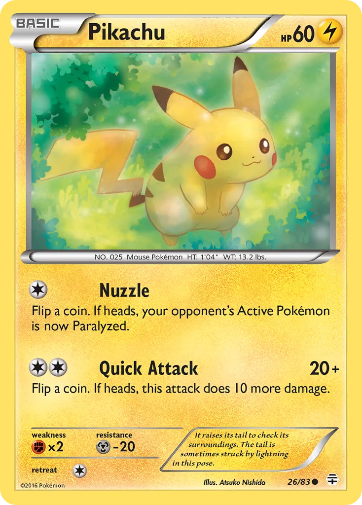 Pikachu, Generations #26/83