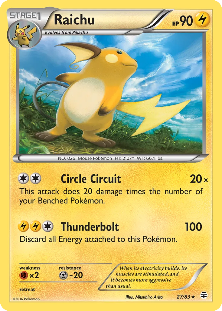 Raichu, Generations #27/83