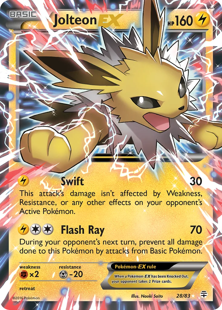 Jolteon-EX, Generations #28/83