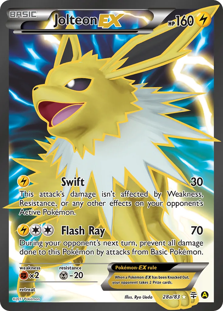 Jolteon-EX, Generations #28a/83