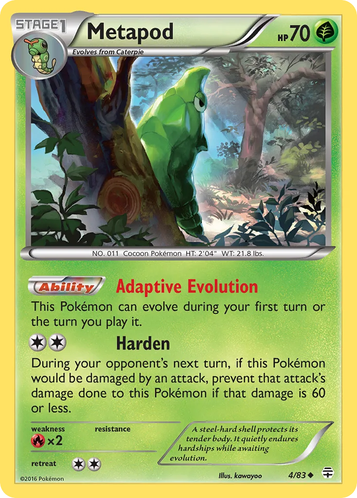 Metapod, Generations #4/83
