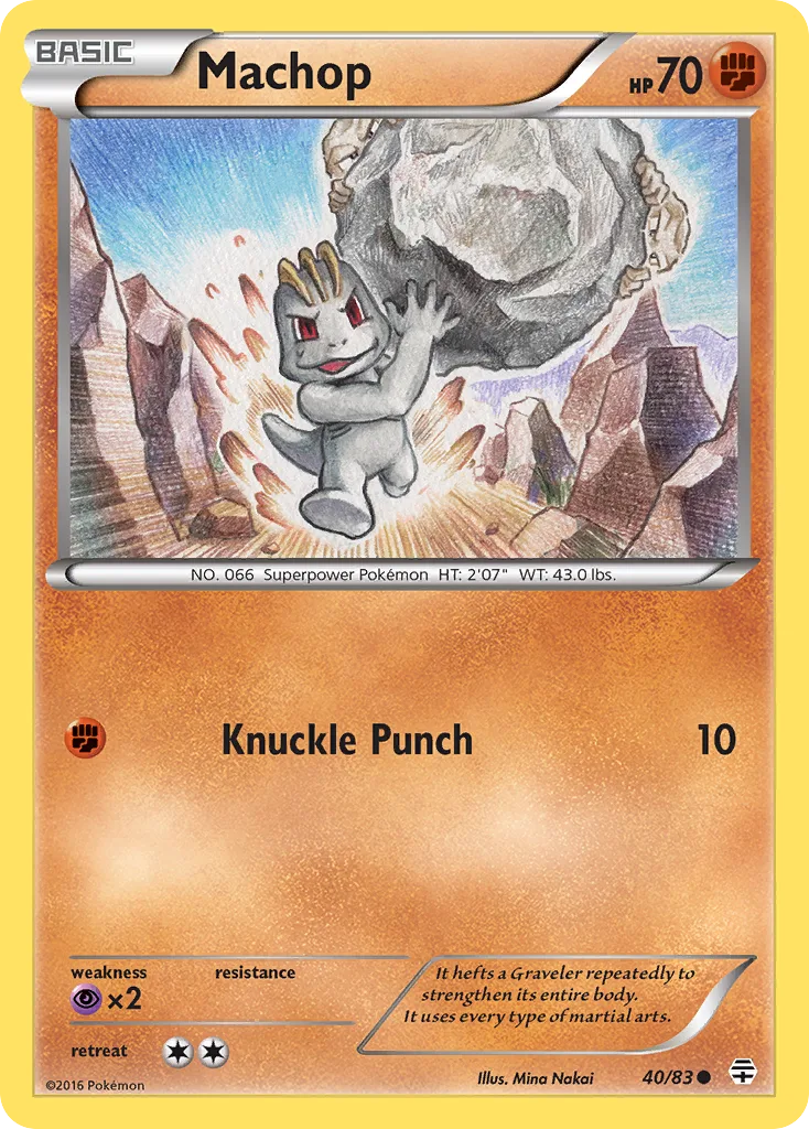 Machop, Generations #40/83