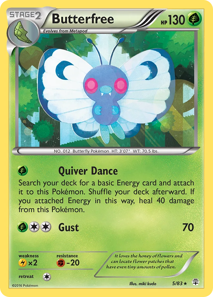 Butterfree, Generations #5/83